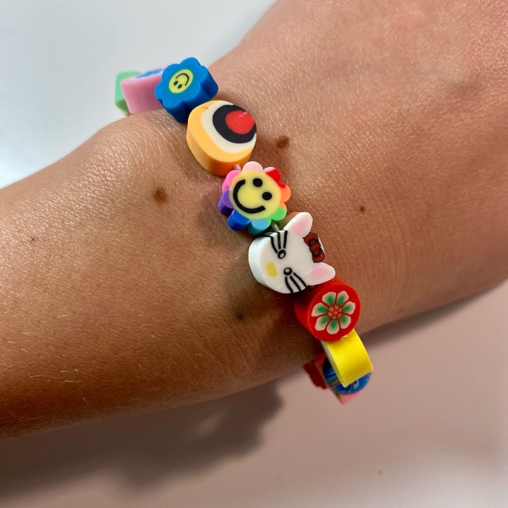 Stretchy y2k inspired bracelets